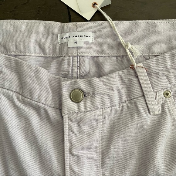 - Good American lavender straight leg jeans - Picture 3 of 5
